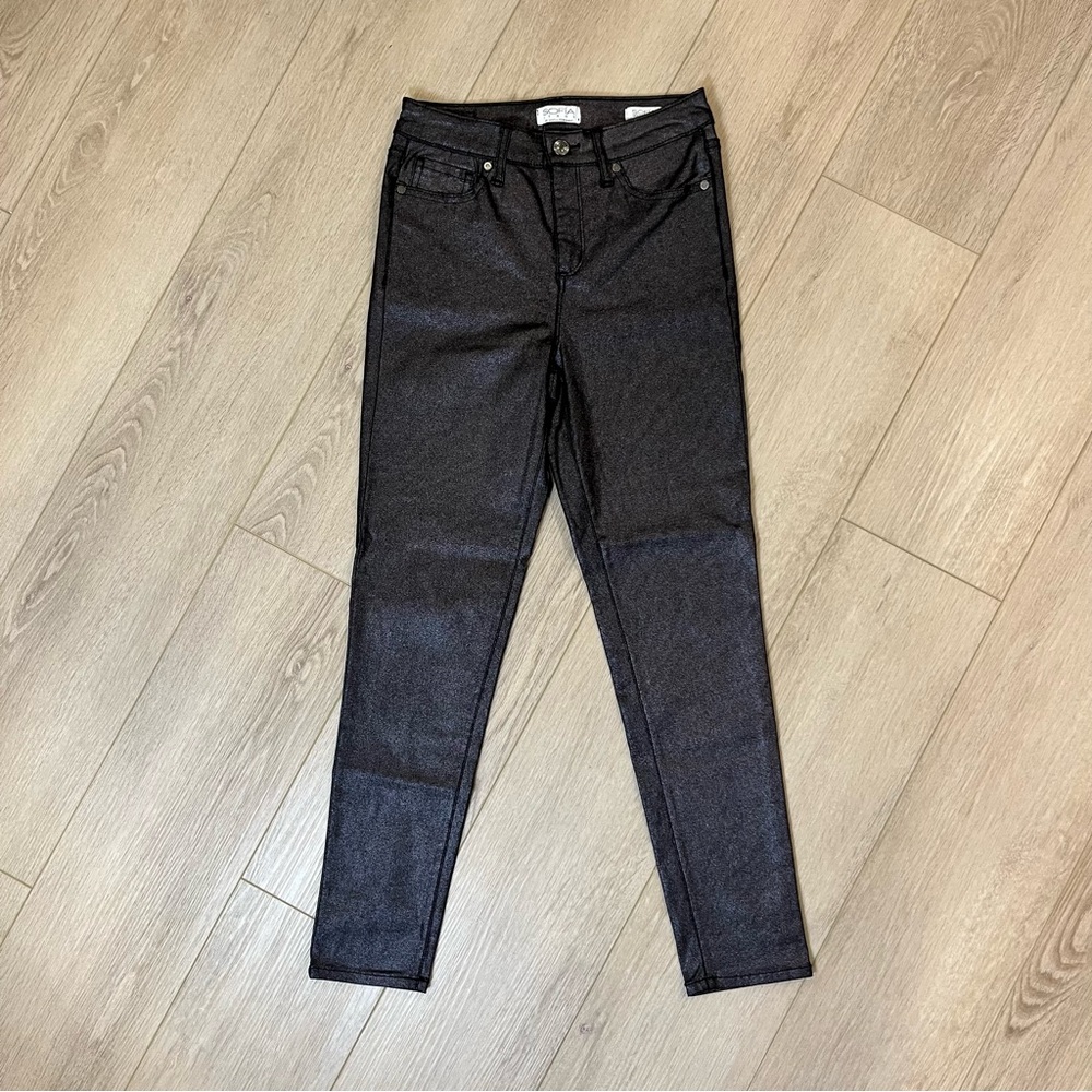 SOFIA VERGARA Metallic Black Skinny Pants - FREE SHIPPING on Bundles $85+
